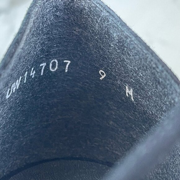 Stuart Weitzman Black Gilligan Suede Lace UpPointed Toe Flat size 9 - Picture 4 of 7